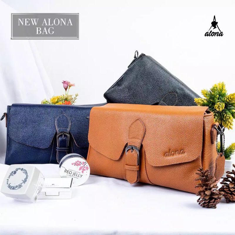 TAS WANITA SHOULDER BAG ALONA CHARLOTTE TAS WANITA ORIGINAL KULIT ASLI