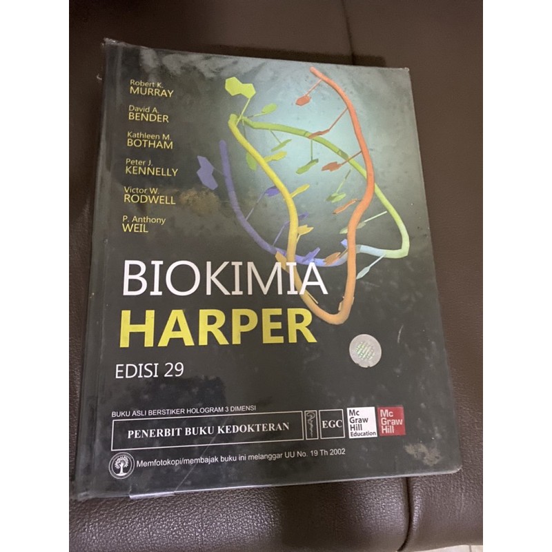 biokimia harper ed 29 (preloved)