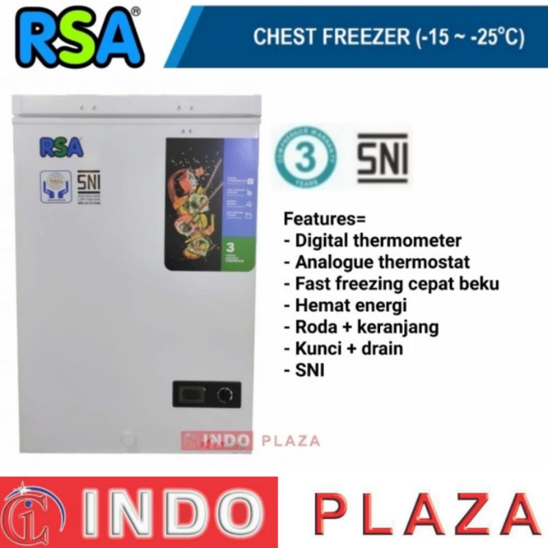 CHEST FREEZER RSA CF-160 150 Liter