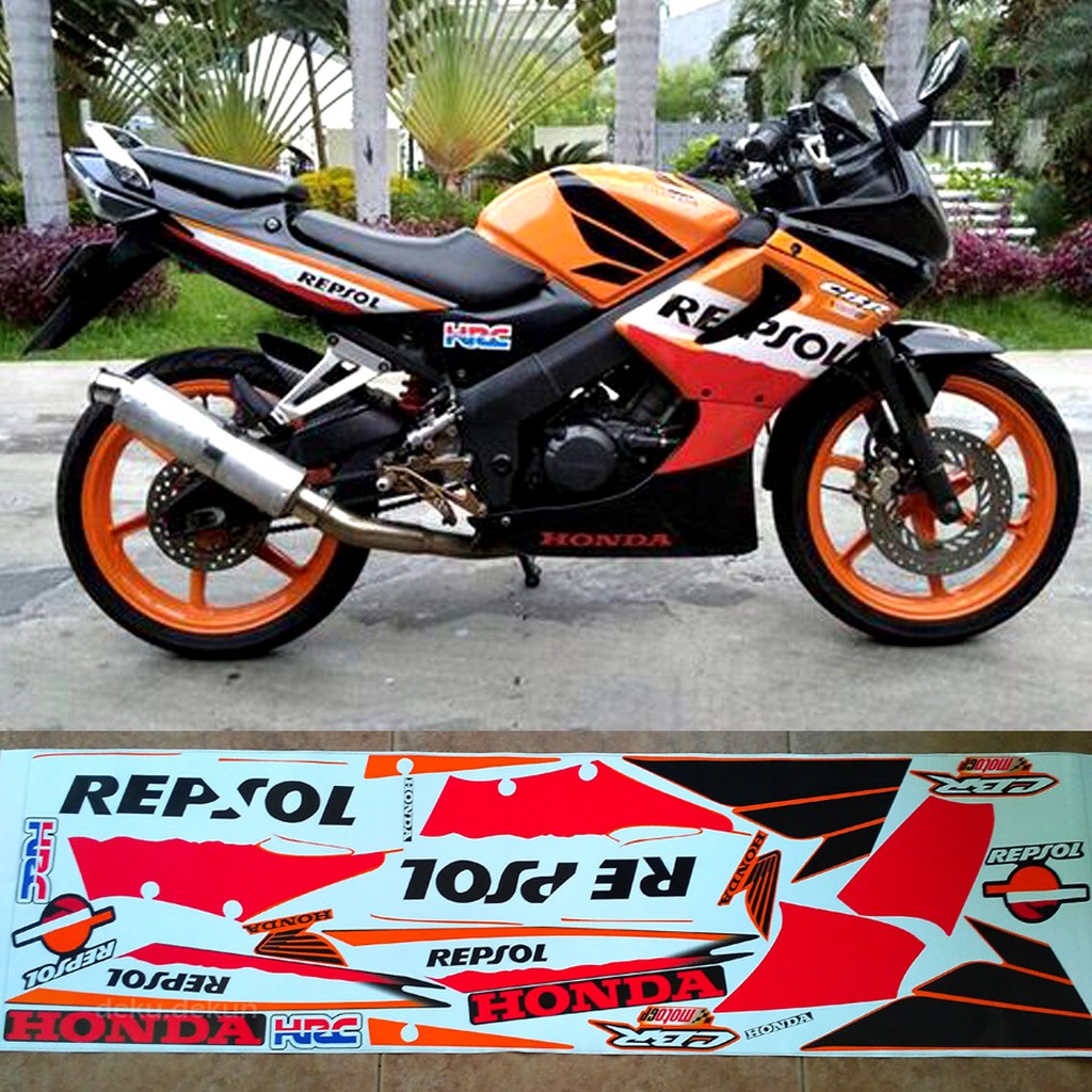 Striping Stiker Cbr Old 2004 Repsol Edition Hitam Shopee Indonesia