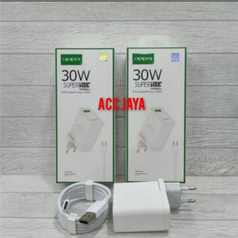charger Oppo Reno4 Super Vooc 30watt USB Type C ORIGINAl OPPO RENO 4 4f