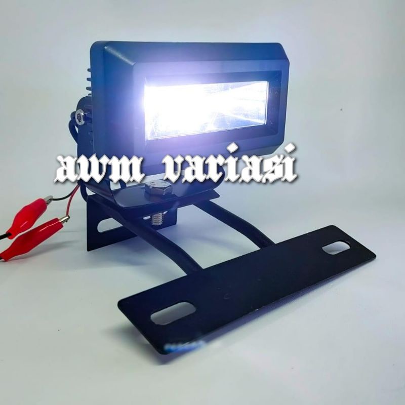 PAKET LAMPU TEMBAK 6 MATA /LAMPU MOTOR /LAMPU LED / LAMPU SOROT /LAMPU DEPAN MOTOR /LAMPU 6 MATA PLUS BREKET RX KING