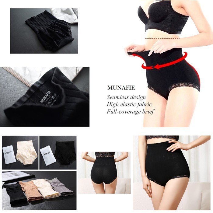 Munafie Celana Slimming Pant Korset Pengecil Perut