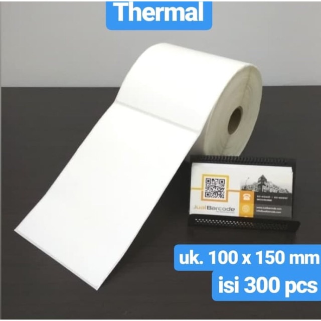 

STICKER LABEL THERMAL 100mm X 150mm Isi 300pcs