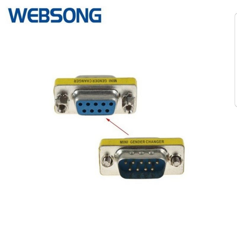 Connector Serial DB9 Male to Female websong