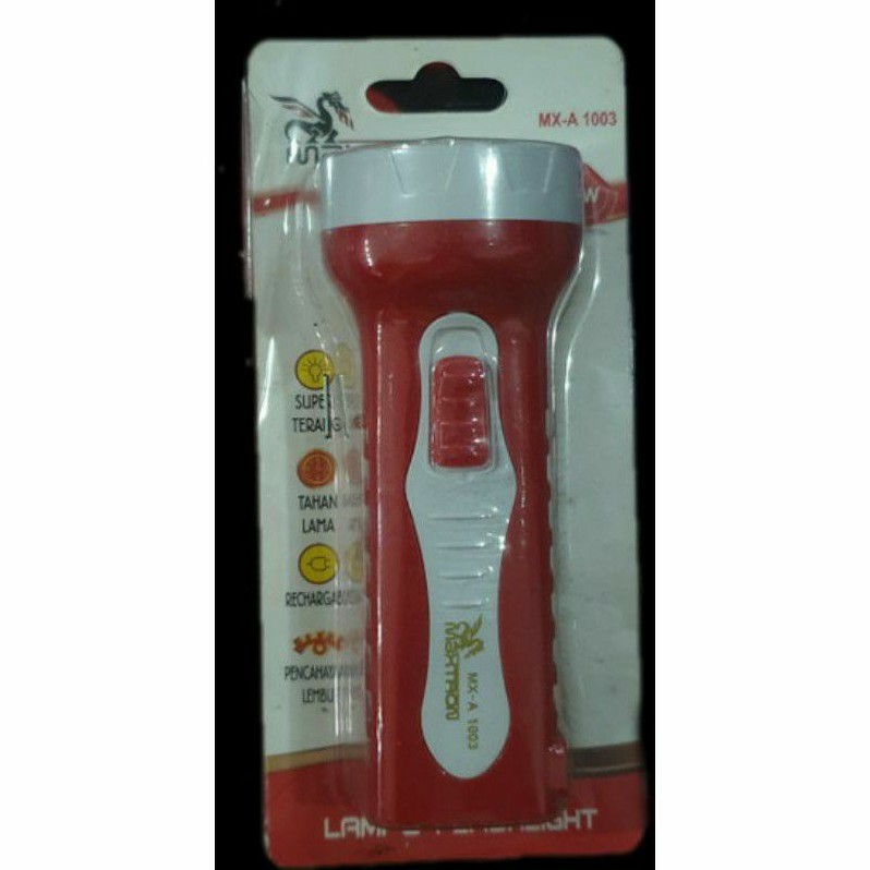 SENTER LED MAXTRON MX- A 1003 / SENTER LAMPU MATI / SENTER LED