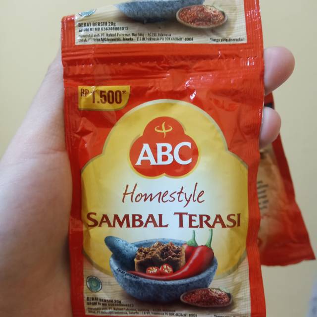 

ABC sambal terasi