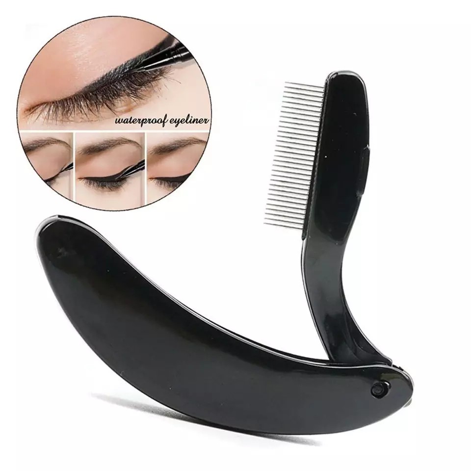 Sisir Bulu Mata Sisir Alis Eyelash Comb lipat multifungsi sisir aplikator mascara bulu mata F510