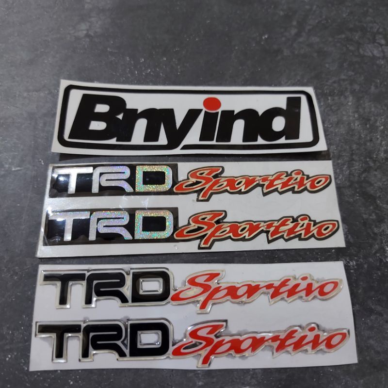 STICKER EMBLEM TRD SPORTIVO TIMBUL