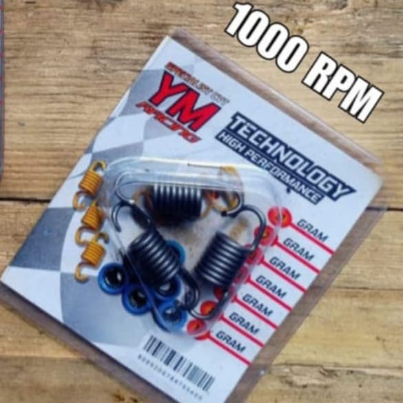 PER KANPAS GANDA 1000 RPM 1 SET ISI 3 PCS ALL MATIC / PER OTOMATIS 1000 RPM UNTUK SEGALA MOTOR MATIC