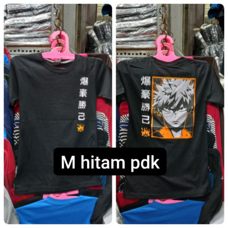 Kaos anak tanggung hitam murah keren pria