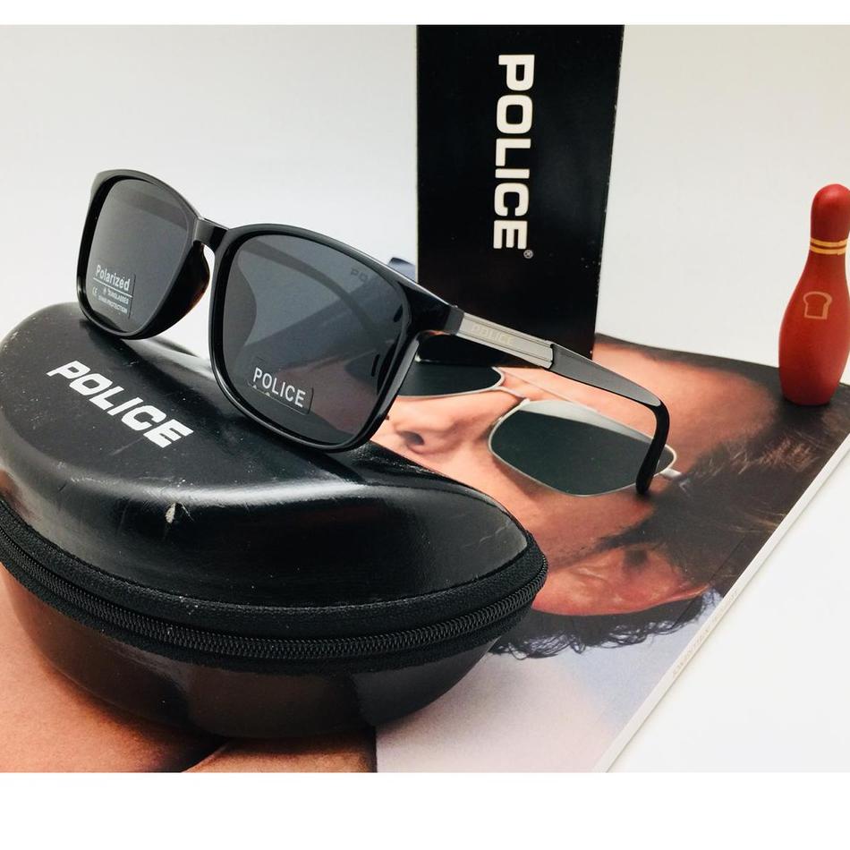 [PRODUK 8PZYL] Grosir - SUNGLASS Kacamata hitam Fashion Pria Police 1216 - 12161 Lensa polarized ori