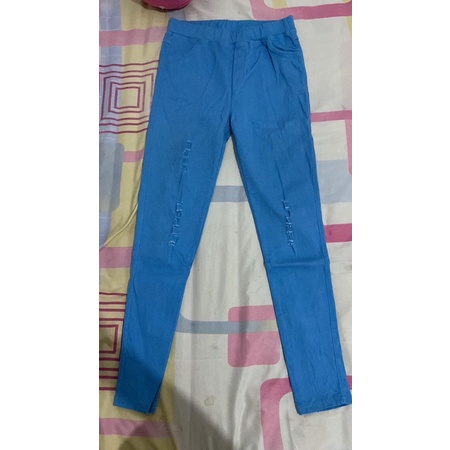 Ripped jegging highwaist