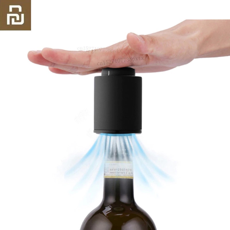 WINE STOPPER XIAOMI HOUHOU HU0075 ORIGINAL - PENUTUP BOTOL MINUM WINE - WINE BOTTLE HOLDER - TUTUP BOTOL MINUMAN WINE ALKOHOL