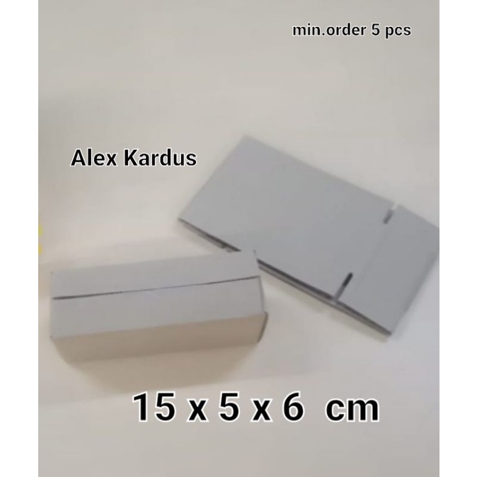 

Kardus / box / 15x5x6 cm/ karton packing polos baru ST