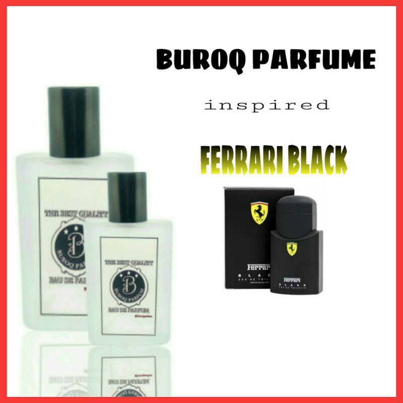 PARFUM FERARI BLACK PRIA WANGI TAHAN LAMA MURAH NON ALKOHOL -inspired by BUROQ PARFUM