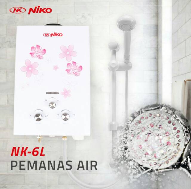 Best Seller Niko Water Heater Gas Nk 6l Pemanas Air Gas Digital Dan Otomatis Shopee Indonesia