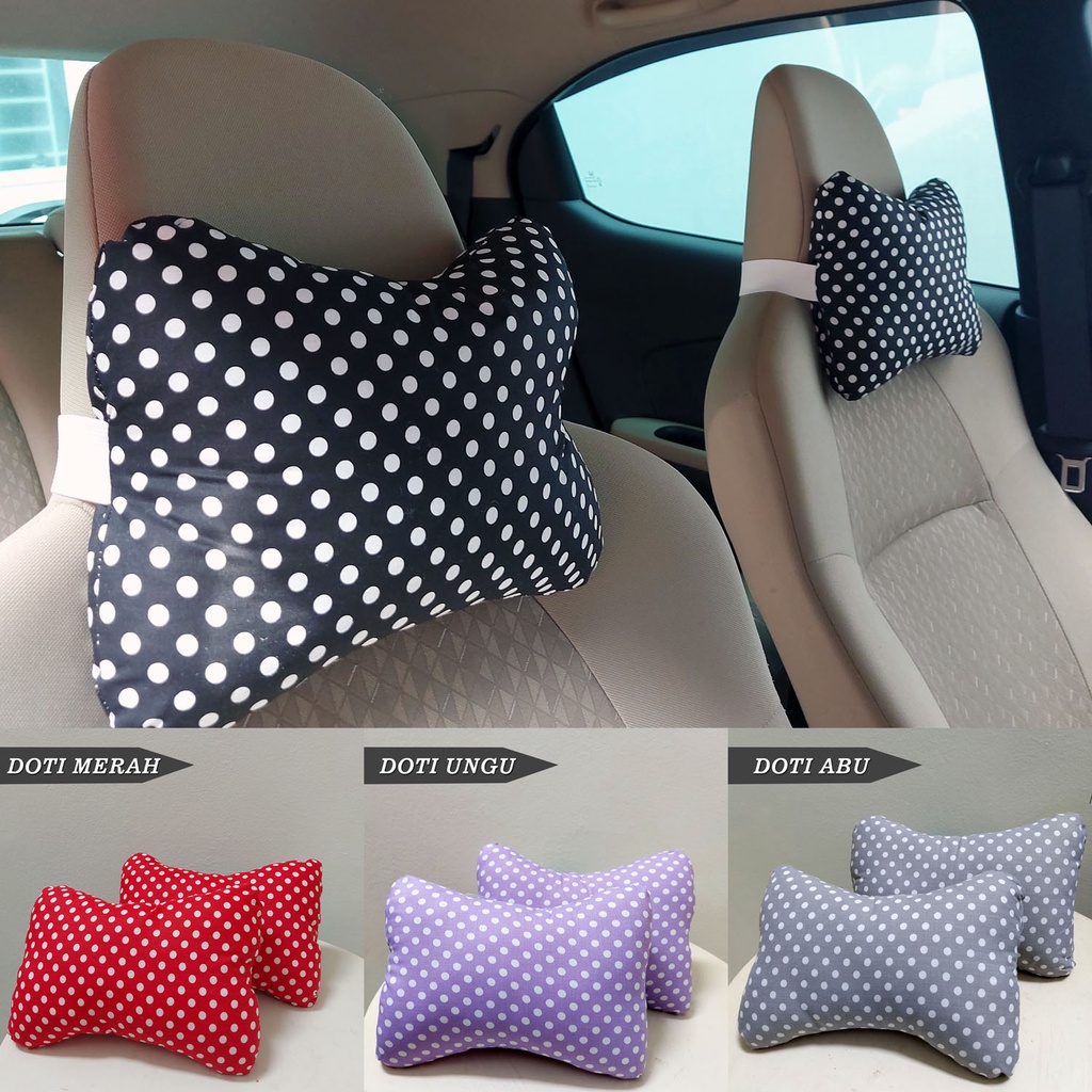 BANTAL KEPALA MOBIL / BANTAL PENYANGGA LEHER