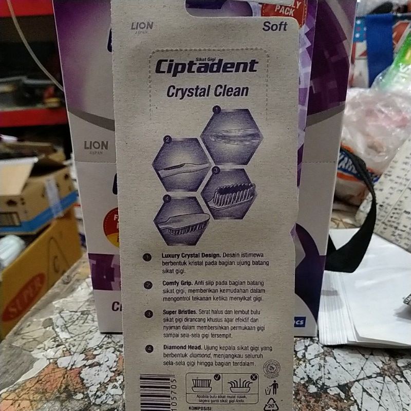 sikat ciptadent 1pack (3pcs).