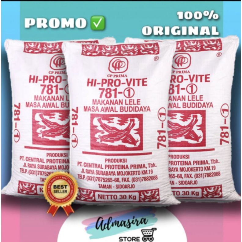 Repack 500gr Pelet ikan 781 781-1 781-2 781-3 pakan nila lele gurame