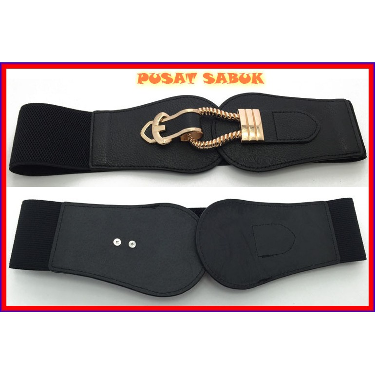 Ikat Pinggang Wanita Fashion Korea Obi Sabuk Karet Belt Cewek Oby Grosir Gesper Rantai Kepang Cantik