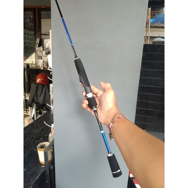 Joran pancing 215cm custom carbon solid Sutet