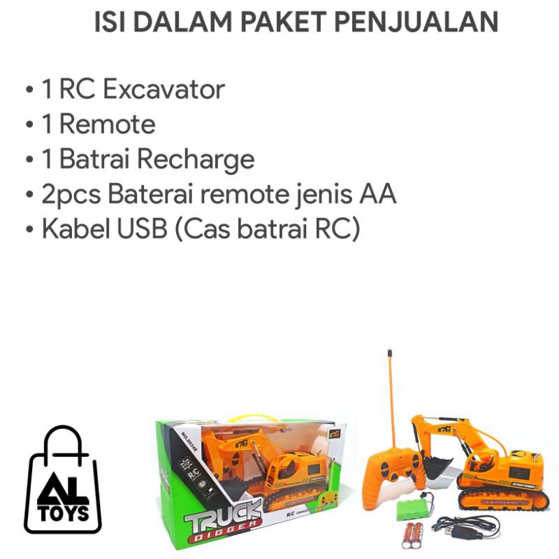 RC MOBIL KONTRUKSI EXCAVATOR REMOTE CONTROL EXCAVATOR