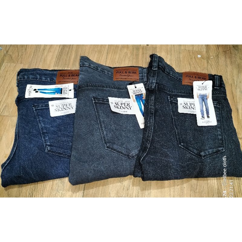 CELANA JEANS PRIA Celana Jeans Pria Snow Wash Original celana panjang pria