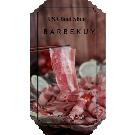 

USA Beef Slice Shortplate