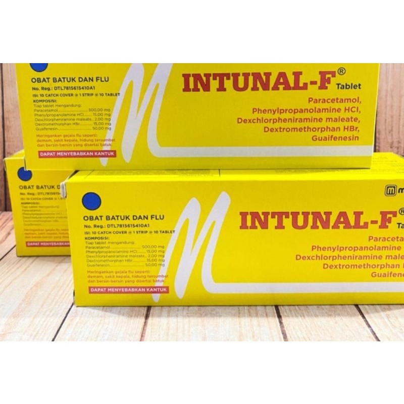 Obat Batuk Dan Flu  intunal-f 1box