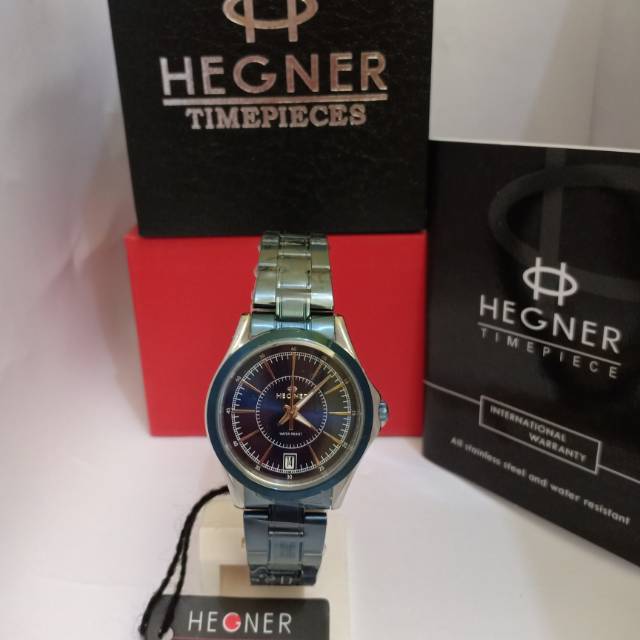 Jam tangan Hegner original wanita simple 8009La tgl aktif