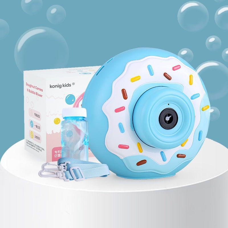 bubble toy donut - mainan buble toys kamera donat