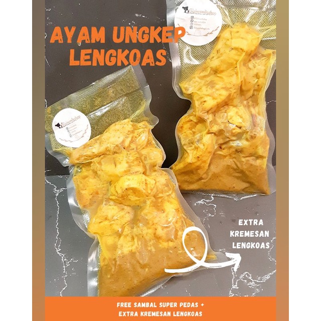 

AYAM UNGKEP LENGKOAS 8 POTONG PACKING VACUM