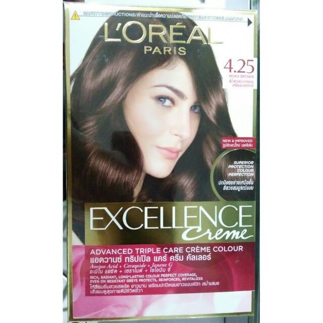 Loreal Excellence Cat Rambut no 4.25 Moka Brown