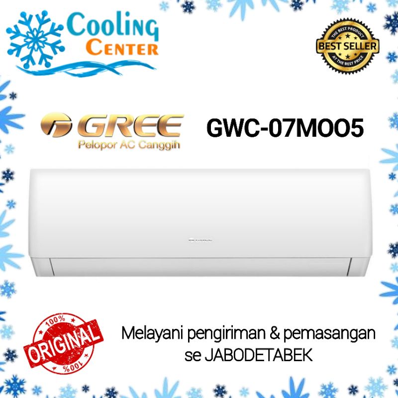 AC GREE GWC 07MOO 3/4 PK + PASANG INSTALASI