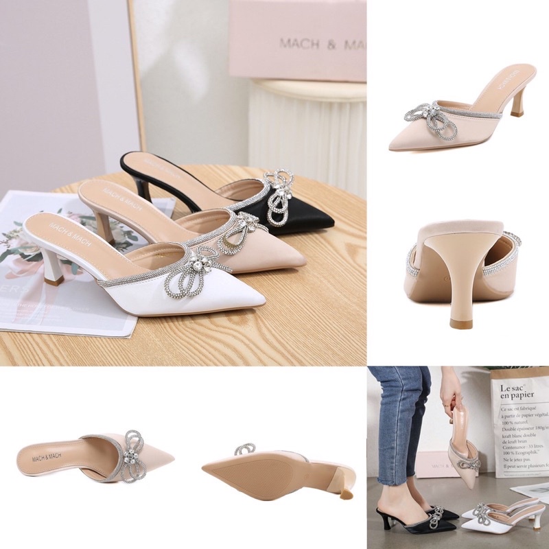 SEPATU HEELS WANITA MACH & MACH 193 SEPATU PESTA SEPATU BRANDED IMPORT SEPATU WANITA SENDAL HEELS