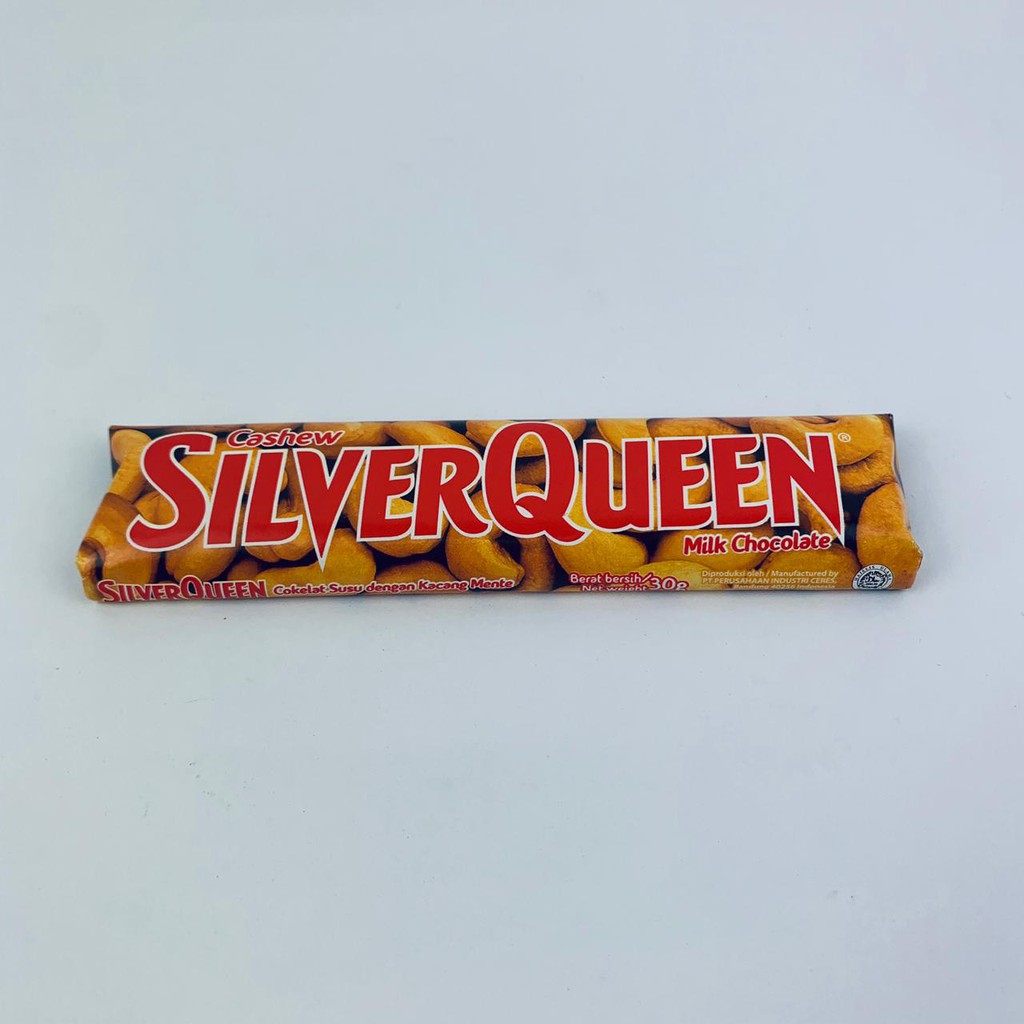 SilverQueen Milk Chocolate Cashew / Cokelat  / 25g