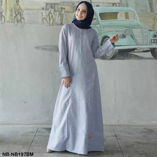 New collection Gamis syari Nibras Nb 197