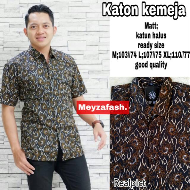 KATON LURIK.Kemeja Batik Pria Modern