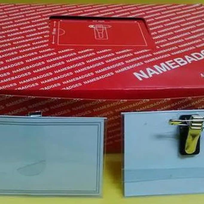

Office & Stationery | Document Organizer | Name Tag Jepit Peniti / Tanda Pengenal / Id Card / Card Case | Best Seller