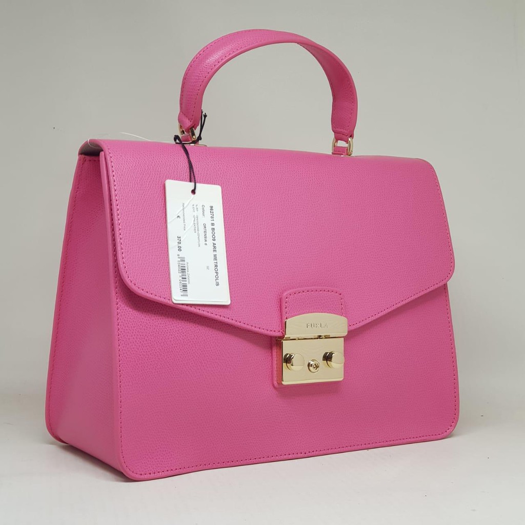tas furla original metropolis top handle medium satchel ortensia