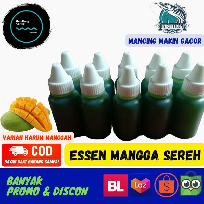 TERMURAH Essen oplosan manga kweni / essen ikan mas / esen / essen oplosan