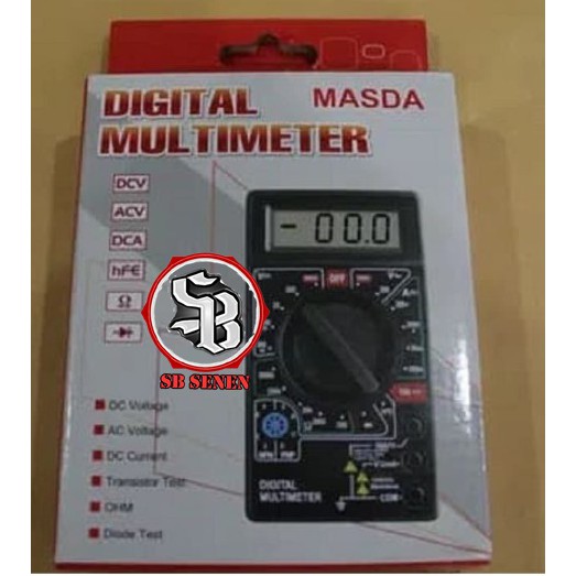 Multitester Digital Masda DT830
