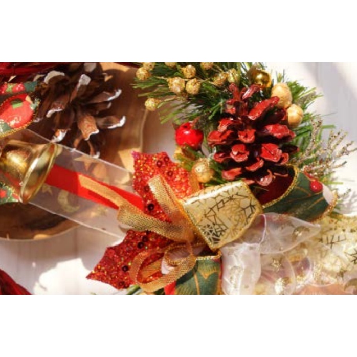 Pajangan Natal Wreath Small