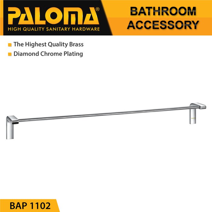 PALOMA BAP 1102 Rak Handuk Baju Gantungan Hanger Dinding Kamar Mandi