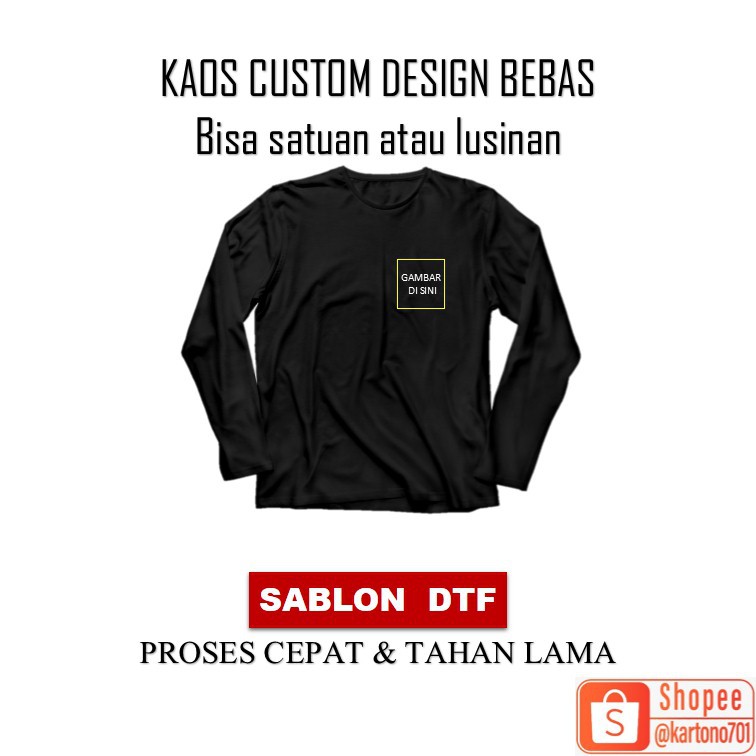 CUSTOM PANJANG 30S EXP DTF LOGO A7