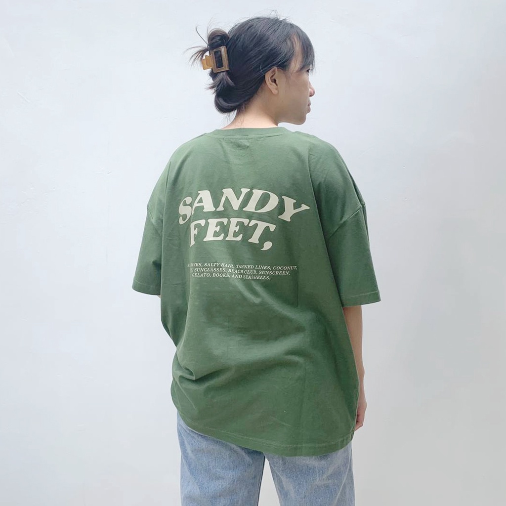 N&amp;A - MENTALLY ON THE BEACH OVERSIZED T-SHIRT - oversized t shirt / pakaian wanita / kaos