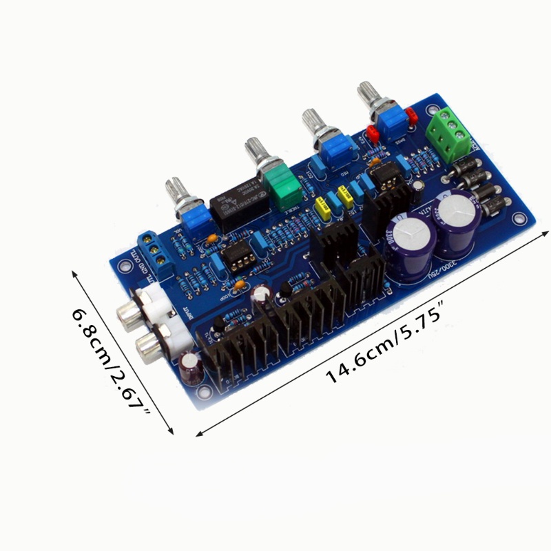 Btsg Papan Power Amplifier Digital HiFi Preamplifier Untuk Sistem Speaker DIY