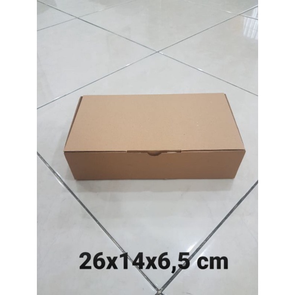

Kardus Box uk. 26x14x6,5 cm Kotak Karton Die Cut