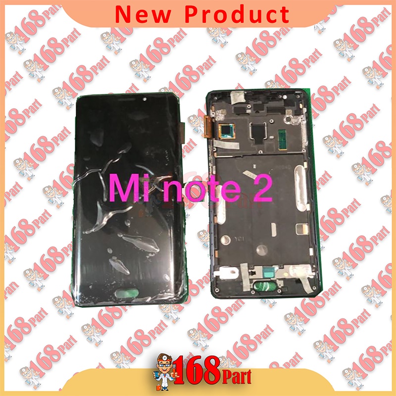LCD Touchscreen frame Mi note 2 edge oled